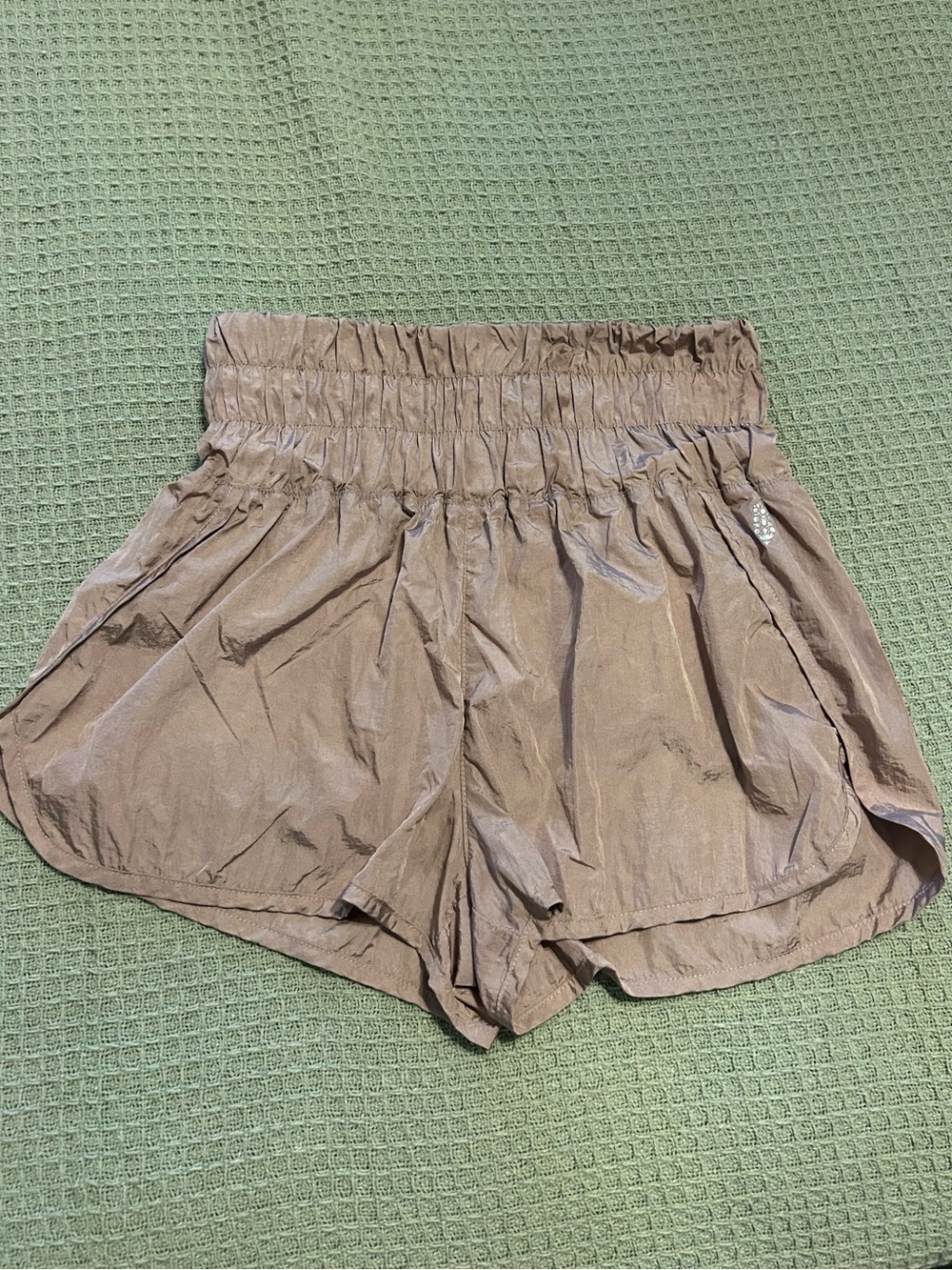 FP Movement by Free People The Way Home Shorts in a shiny mauve women’s medium